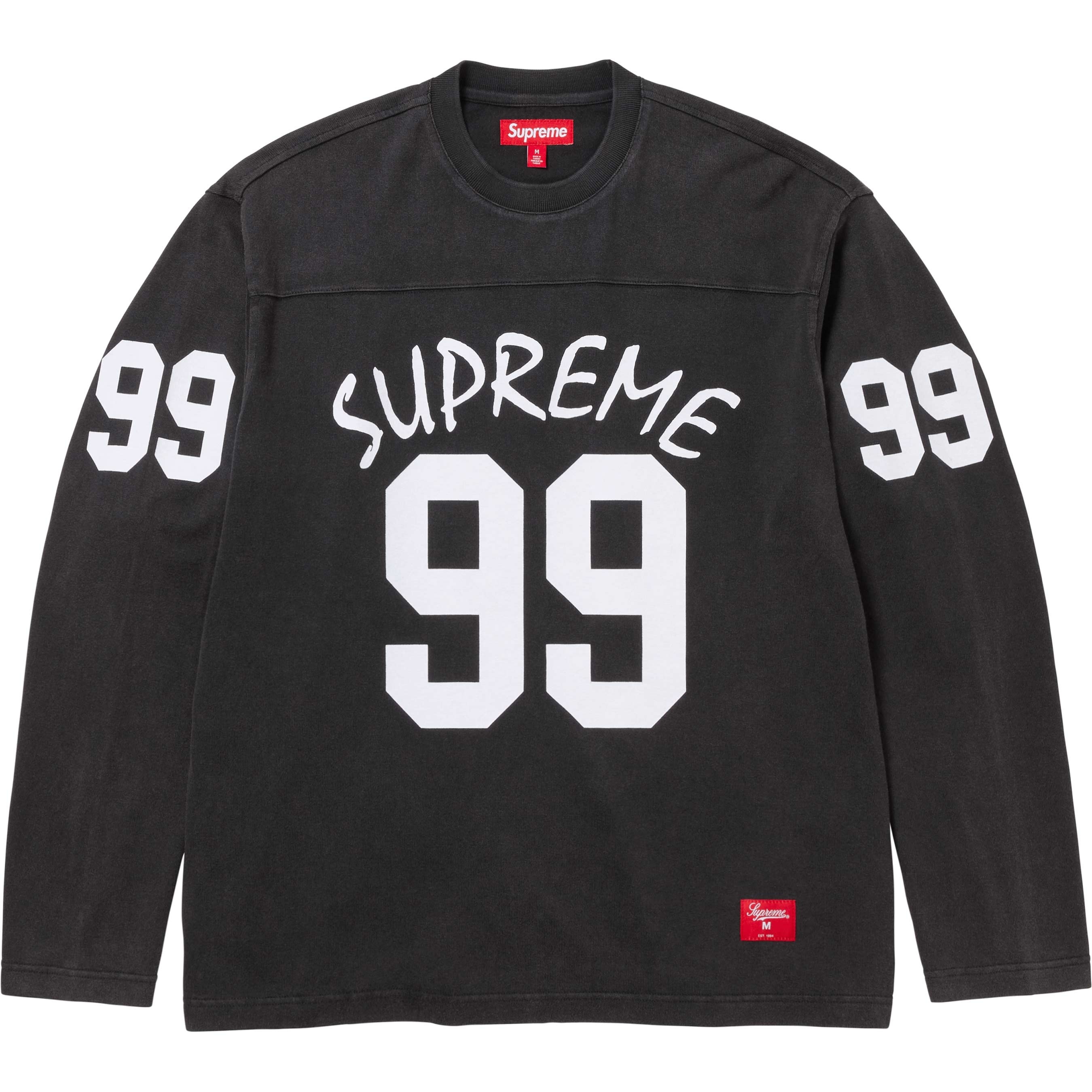 99 L/S Football Top view 6